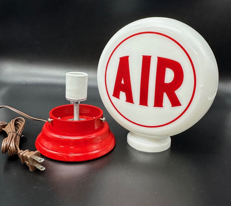 AIR RED 8" Mini Glass Globe - FREE SHIPPING!