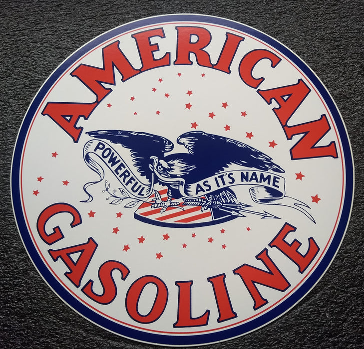 American Gasoline 12" Decal