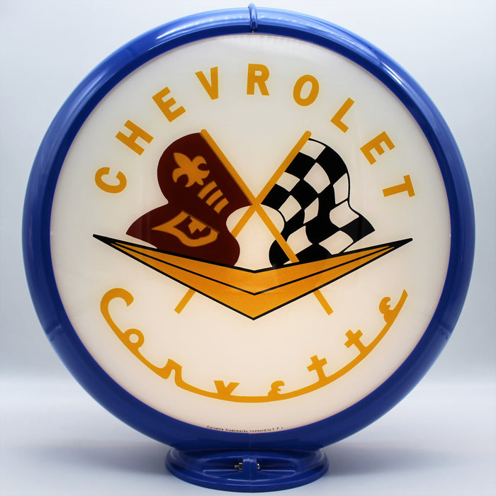 CHEVROLET CORVETTE 13.5" Gas Pump Globe