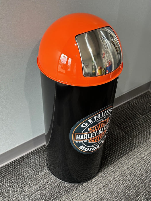 HD MOTOR OIL Bullet Style Trash Can - FREE SHIPPING!