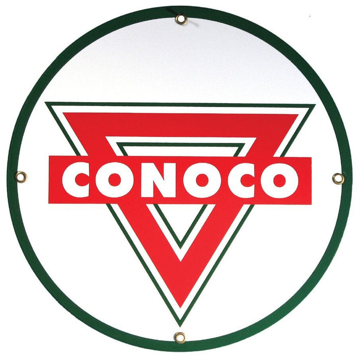CONOCO 12" Porcelain Sign - FREE SHIPPING!!