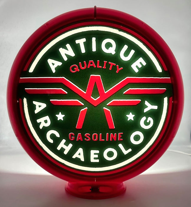 Antique Archaeology know from "American Pickers" Limited Production 13.5" Gas Pump Globe - FREE SHIPPING!!