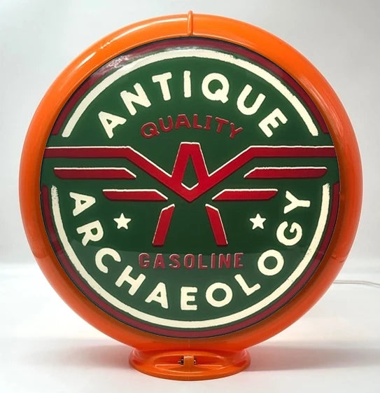 Antique Archaeology know from "American Pickers" Limited Production 13.5" Gas Pump Globe - FREE SHIPPING!!