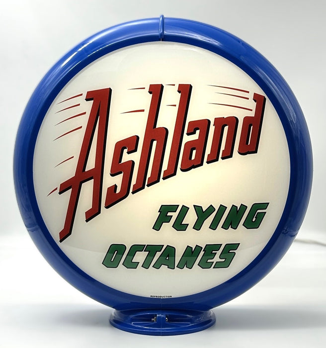 ASHLAND FLYING OCTANES Gas Pump Globe