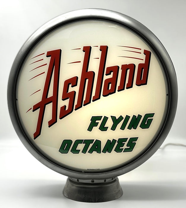 ASHLAND FLYING OCTANES Gas Pump Globe