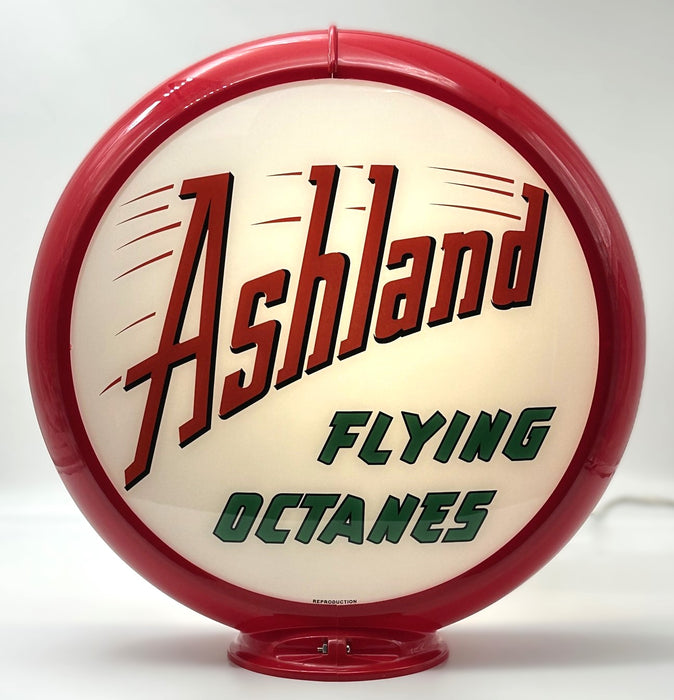 ASHLAND FLYING OCTANES Gas Pump Globe