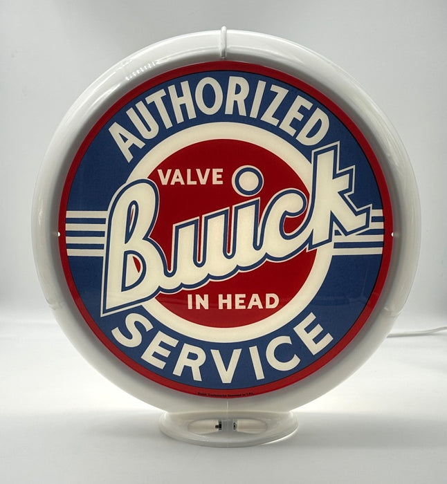 BUICK AUTHORIZED SERVICE 13.5" Gas Pump Globe