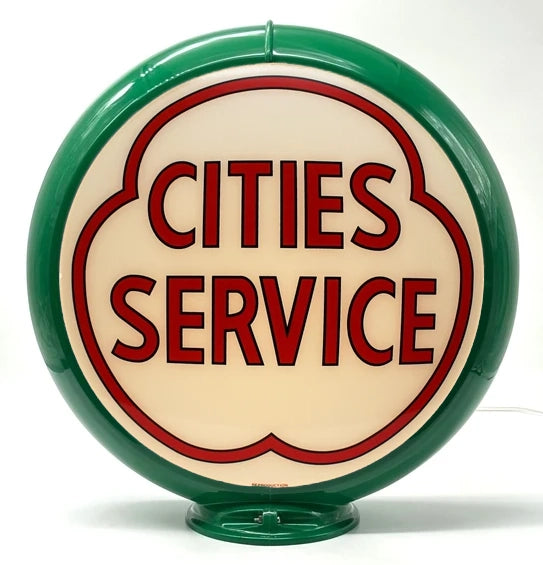 CITIES SERVICE RED Gas Pump Globe