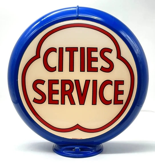 CITIES SERVICE RED Gas Pump Globe