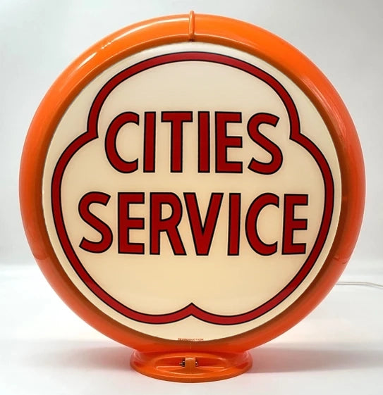 CITIES SERVICE RED Gas Pump Globe