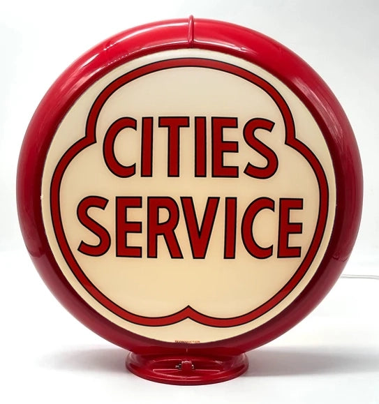 CITIES SERVICE RED Gas Pump Globe