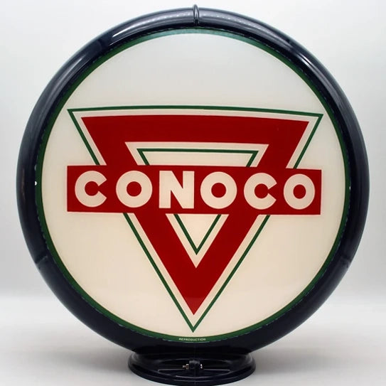 CONOCO RED TRIANGLE 13.5" Gas Pump Globe - FREE SHIPPING!!