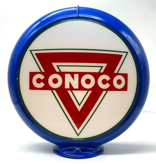 CONOCO RED TRIANGLE 13.5" Gas Pump Globe - FREE SHIPPING!!
