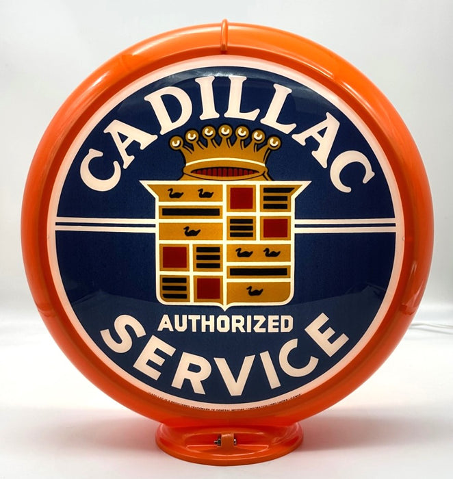CADILLAC AUTHORIZED SERVICE 13.5" Gas Pump Globe