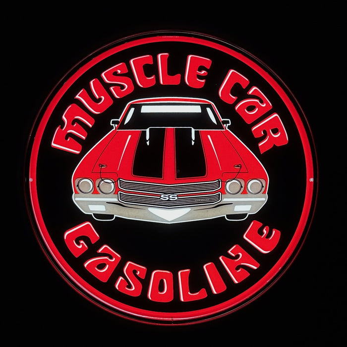 CHEVELLE MUSCLE CAR GASOLINE 13.5" Gas Pump Globe - FREE SHIPPING!!