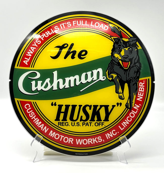 CUSHMAN HUSKY 13.5" Glass Face for Gas Pump Globe