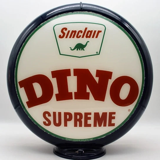 SINCLAIR DINO SUPREME 13.5" Ad Globe