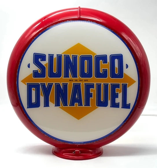SUNOCO DYNAFUEL 13.5" Ad Globe