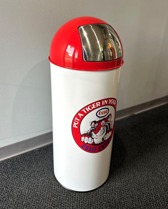 ESSO "PUT A TIGER IN YOUR TANK" Bullet Style Trash Can - FREE SHIPPING!