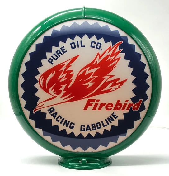 PURE OIL FIREBIRD 13.5" Ad Globe