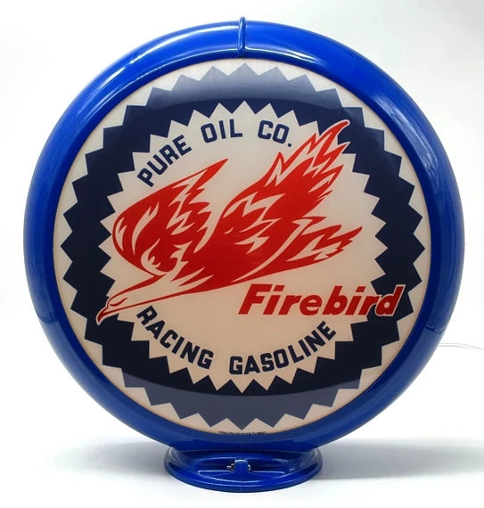 PURE OIL FIREBIRD 13.5" Ad Globe
