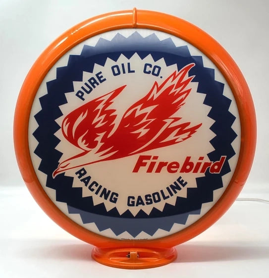 PURE OIL FIREBIRD 13.5" Ad Globe