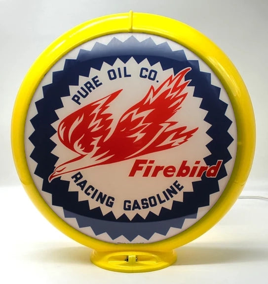 PURE OIL FIREBIRD 13.5" Ad Globe