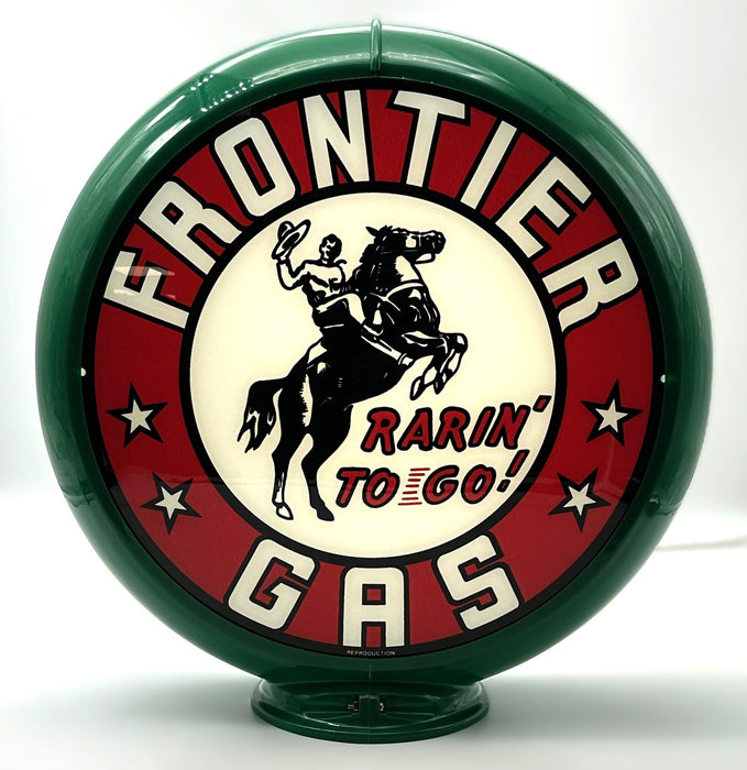 FRONTIER GAS 13.5" Gas Pump Globe - FREE SHIPPING