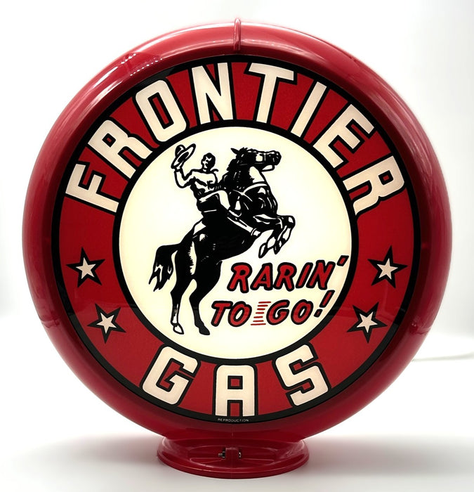 FRONTIER GAS 13.5" Gas Pump Globe - FREE SHIPPING