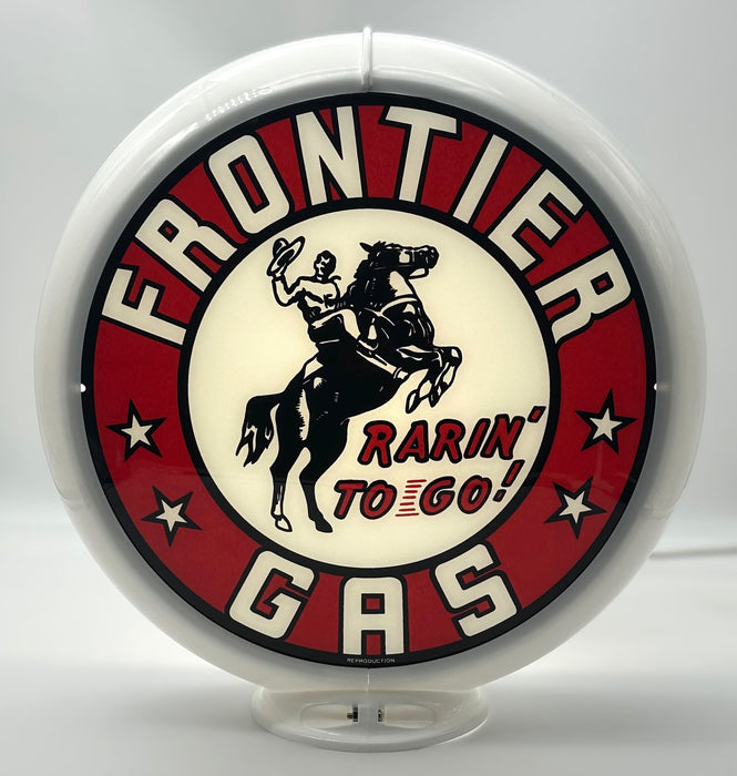 FRONTIER GAS 13.5" Gas Pump Globe - FREE SHIPPING