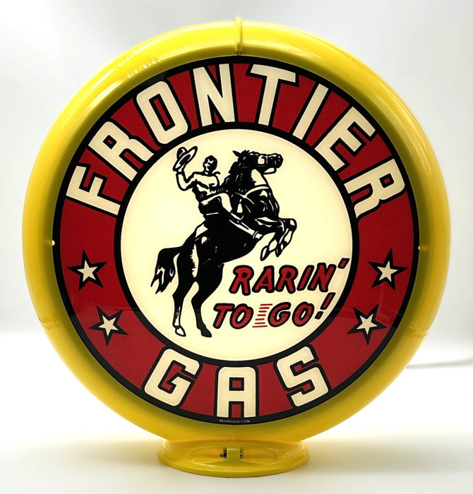 FRONTIER GAS 13.5" Gas Pump Globe - FREE SHIPPING