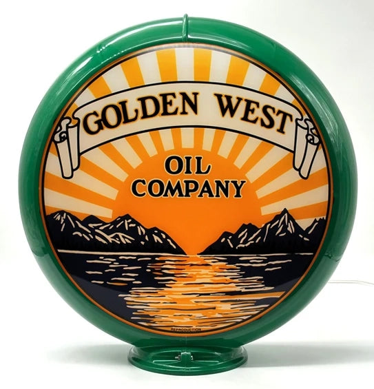 Golden West 13.5" Gas Pump Globe