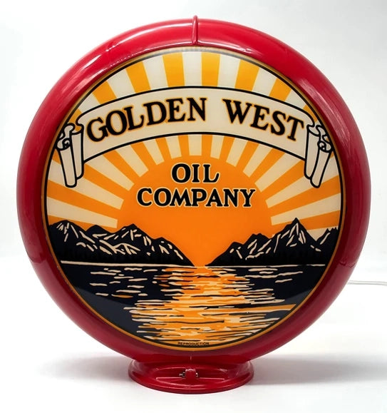 Golden West 13.5" Gas Pump Globe