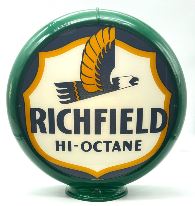 RICHFIELD HI-OCTANE 13.5" Ad Globe