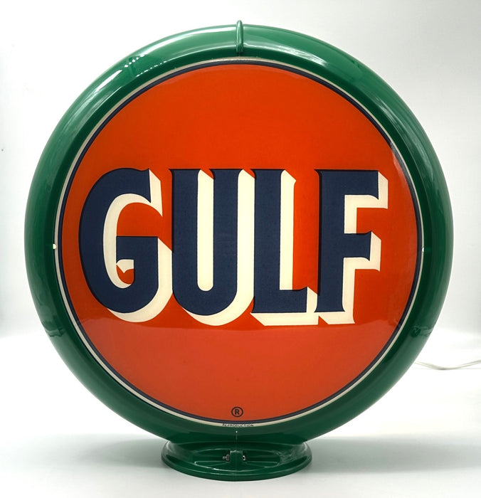 GULF 13.5" Gas Pump Globe