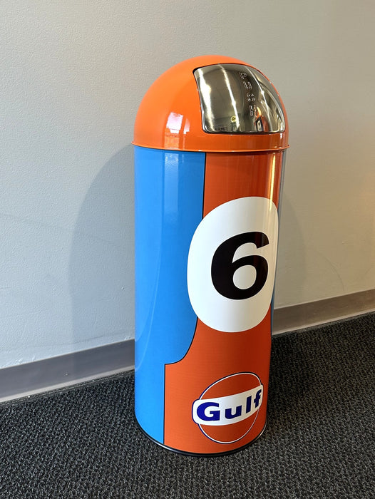 GULF HERITAGE GT40 #6 Metal Bullet Style Trash Can - FREE SHIPPING! (Copy) (Copy)