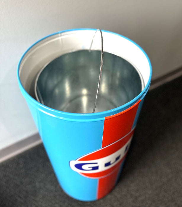 GULF Bullet Style Trash Can in GT40 Racing Heritage Color Scheme - FRE ...