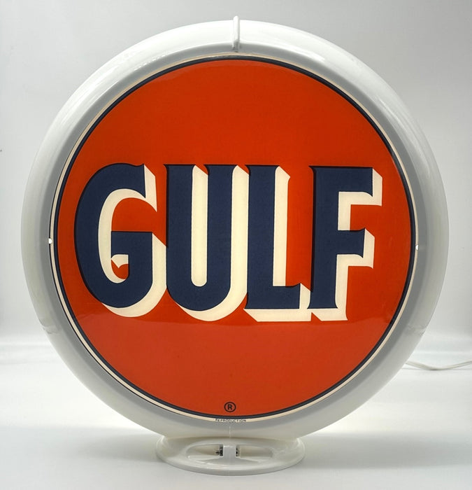 GULF 13.5" Gas Pump Globe