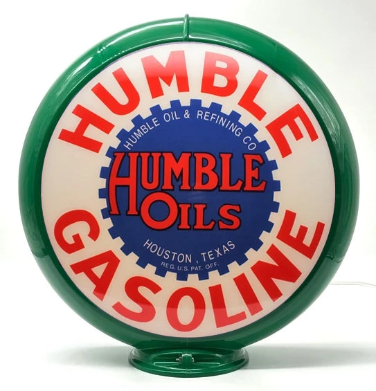 HUMBLE GASOLINE 13.5" Gas Pump Globe - FREE SHIPPING!