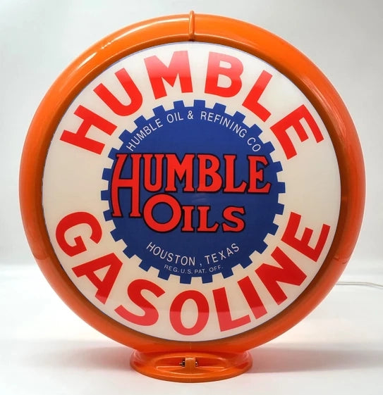 HUMBLE GASOLINE 13.5" Gas Pump Globe - FREE SHIPPING!