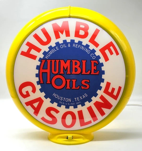 HUMBLE GASOLINE 13.5" Gas Pump Globe - FREE SHIPPING!