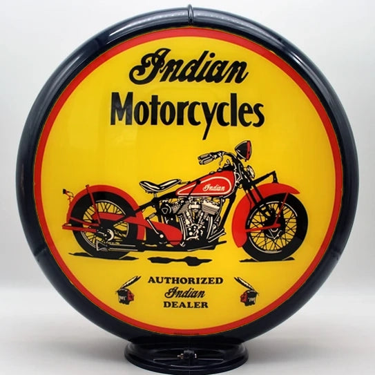 INDIAN MOTORCYCLE GAS PUMP GLOBE- FREE SHIPPING !
