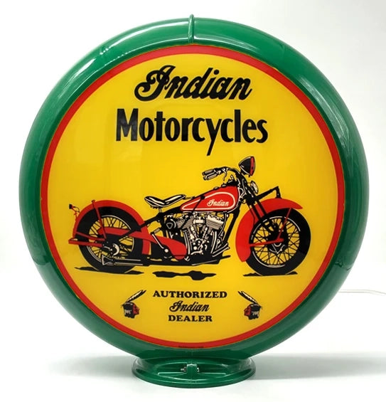 INDIAN MOTORCYCLE GAS PUMP GLOBE- FREE SHIPPING !