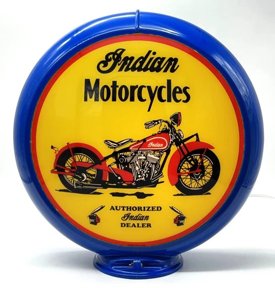 INDIAN MOTORCYCLE GAS PUMP GLOBE- FREE SHIPPING !