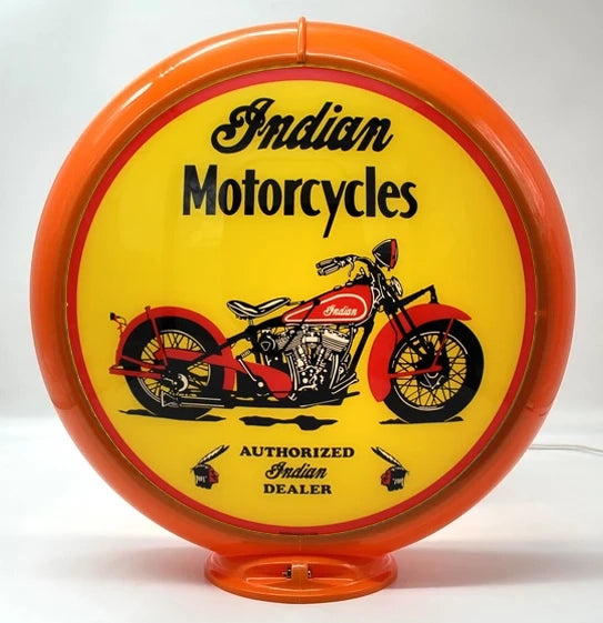 INDIAN MOTORCYCLE GAS PUMP GLOBE- FREE SHIPPING !