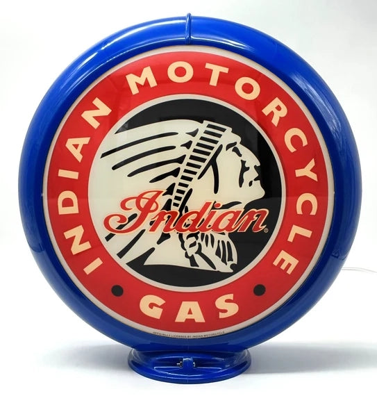 INDIAN MOTORCYCLE GAS - GAS PUMP GLOBE- FREE SHIPPING !