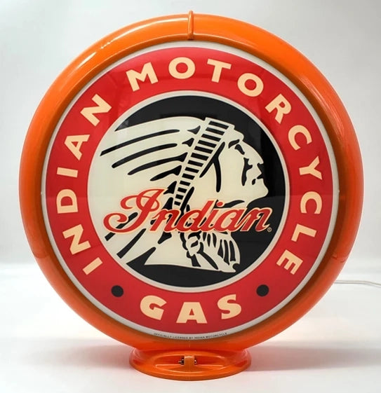 INDIAN MOTORCYCLE GAS - GAS PUMP GLOBE- FREE SHIPPING !