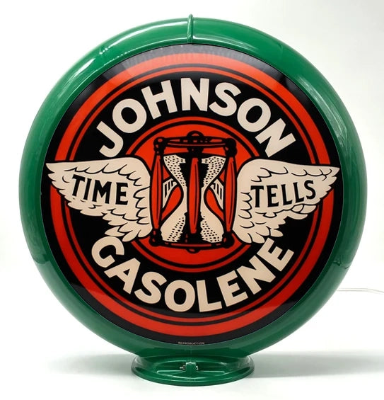 JOHNSON GASOLENE 13.5" Ad Globe