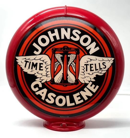 JOHNSON GASOLENE 13.5" Ad Globe
