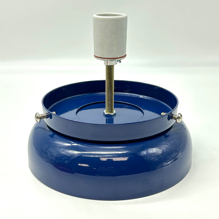 A closer look at Polishing Metal Lamp Bases To Match Chrome Accents